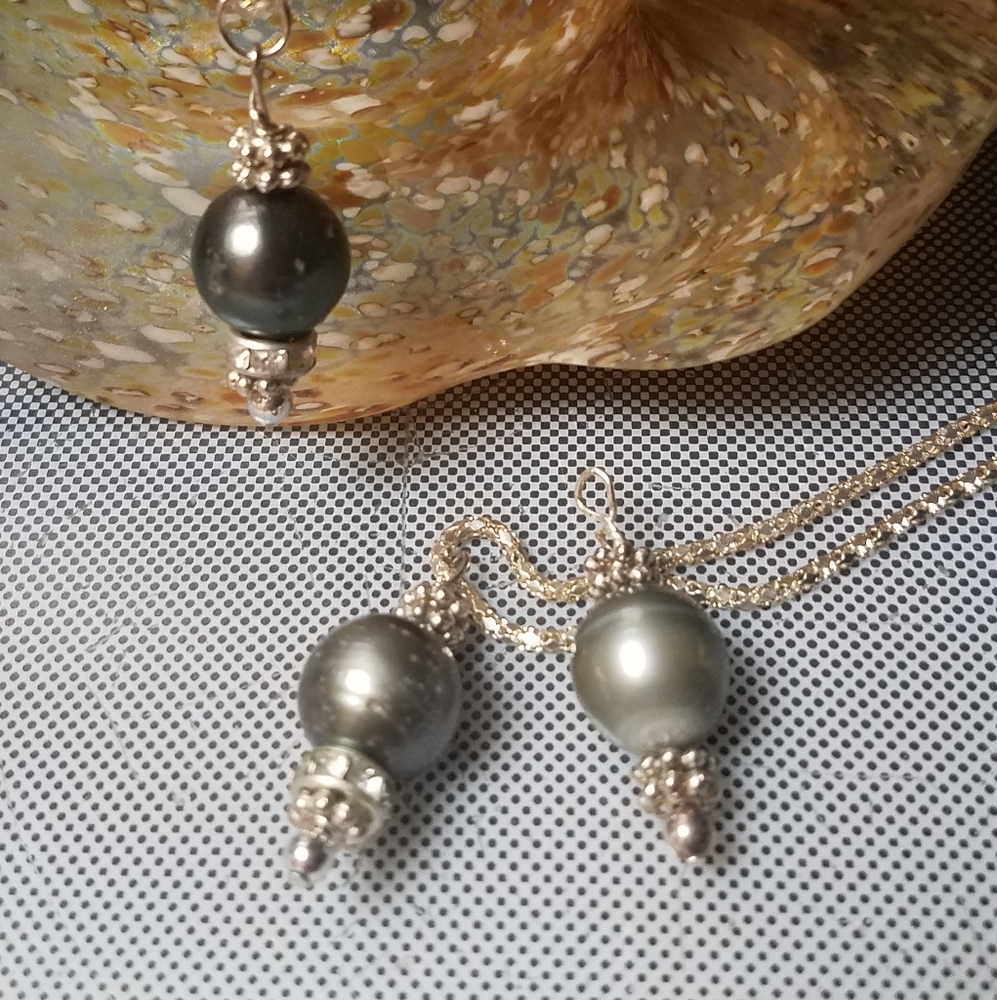 Pearls for 2026 Authentic Tahitian black pearl pendants nec…
